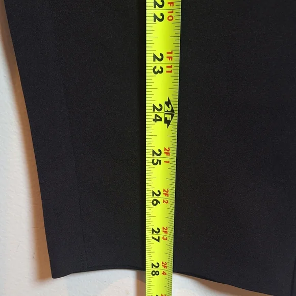 Athleta Endless High Rise Pants Womens 6 Black Straight Leg Pull On - Picture 7 of 7